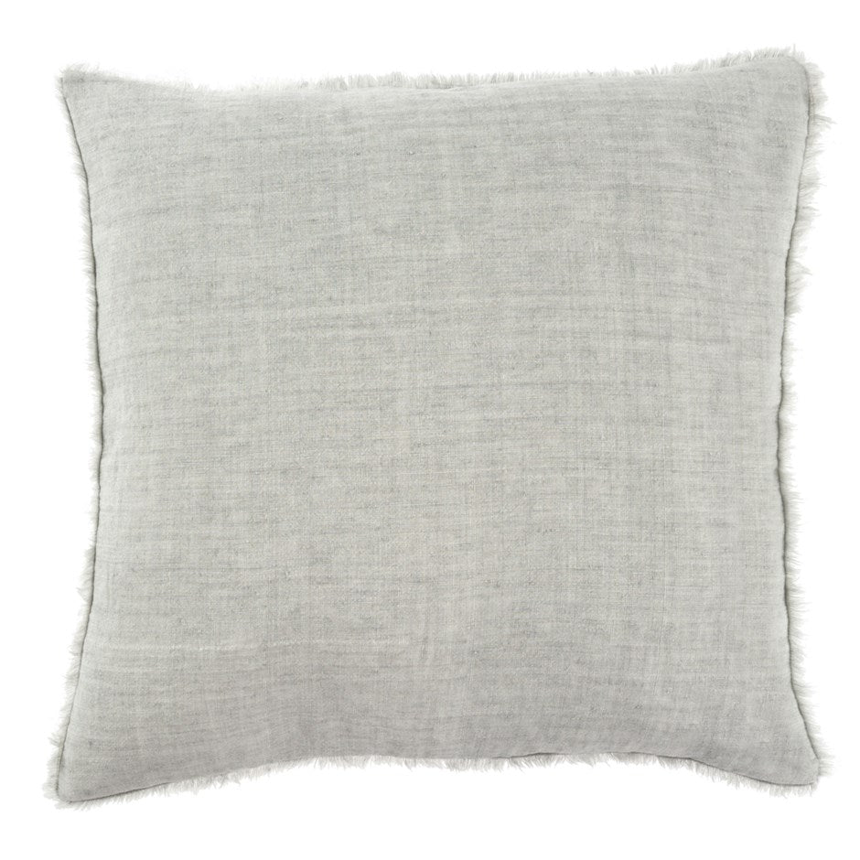 Lina Linen Pillow Flint Grey