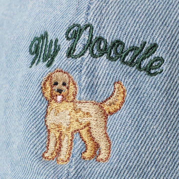 My Doodle Denim Baseball Cap