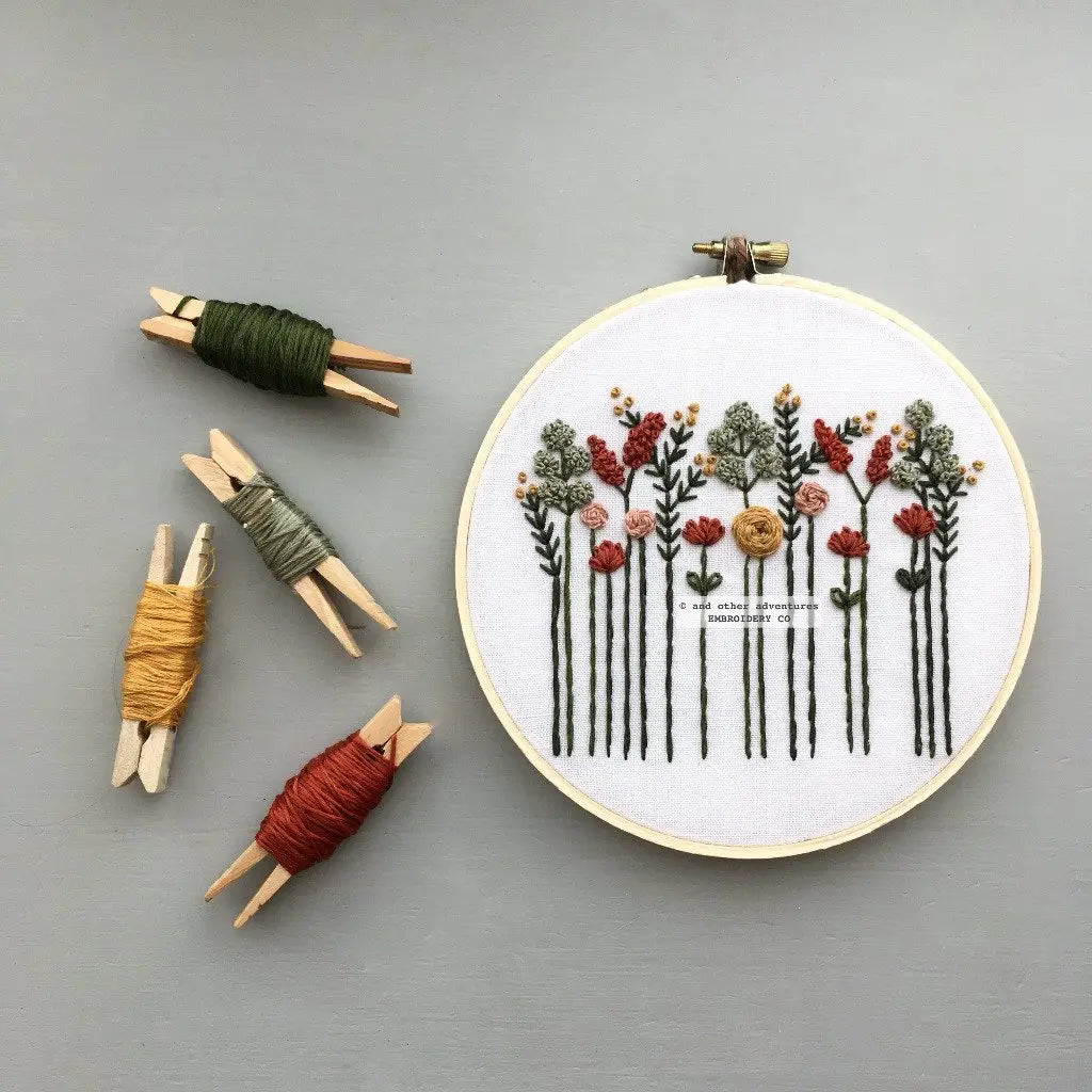 Embroidery Kit | Harvest Wildflowers