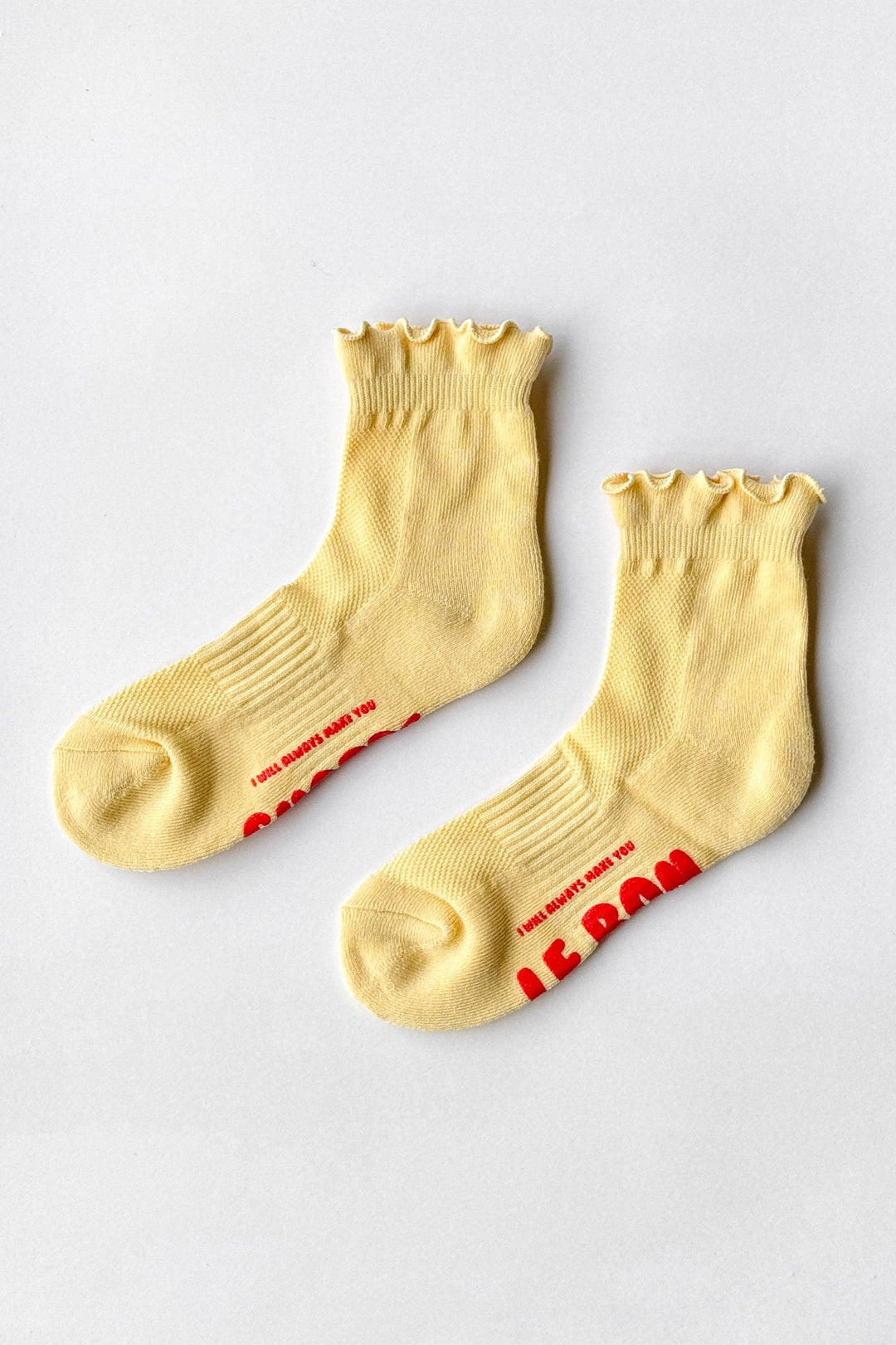 Ruffled Hugger Crew Socks
