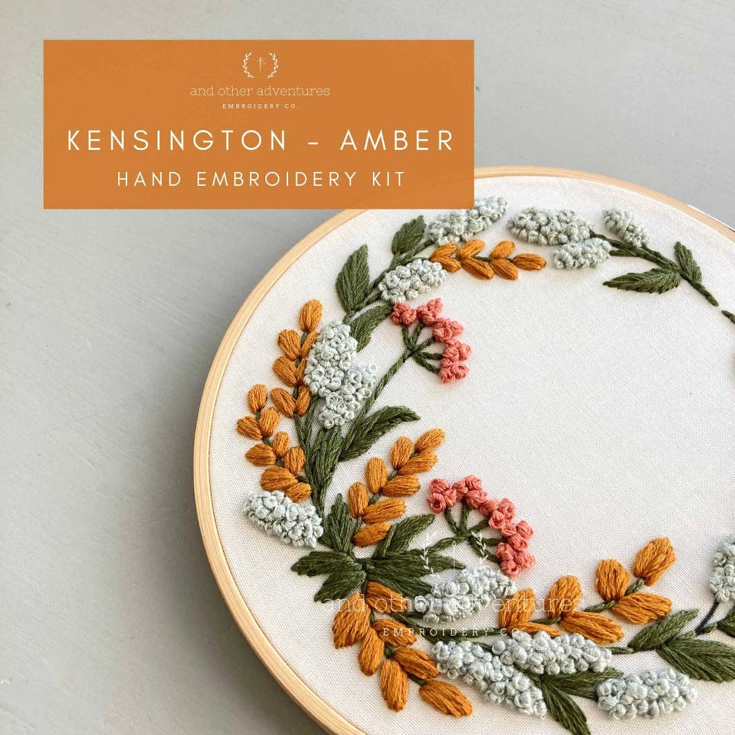 Embroidery Kit | Kensington in Amber