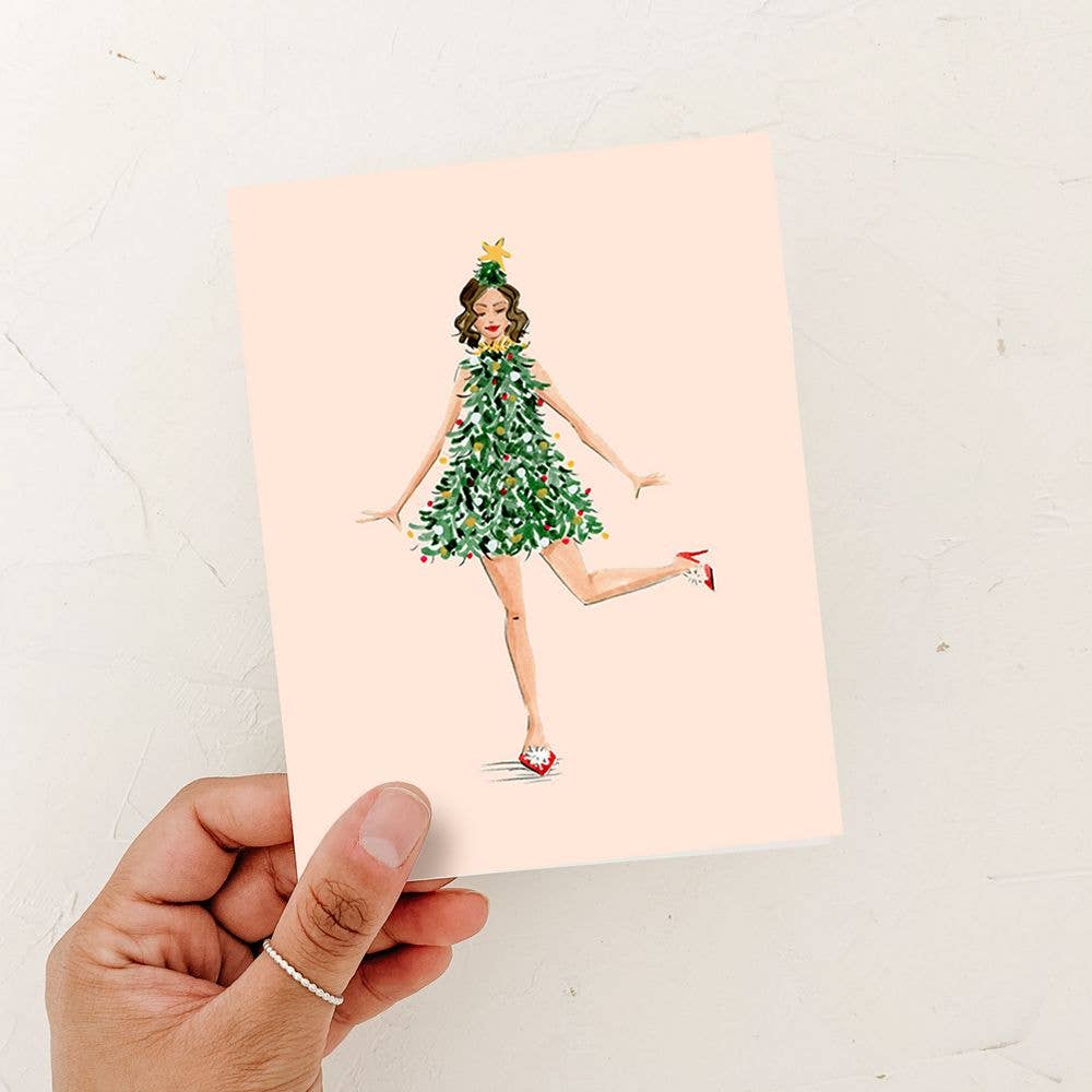 Jingle Dress Christmas Greeting Card