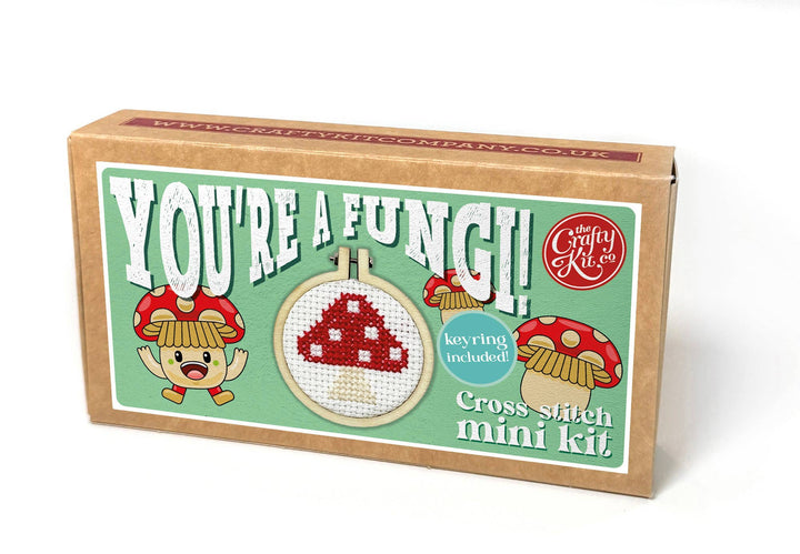 You're a Fungi! Mini Cross Stitch Kit