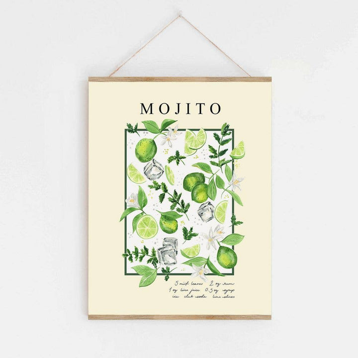 Mojito Watercolor Art Print