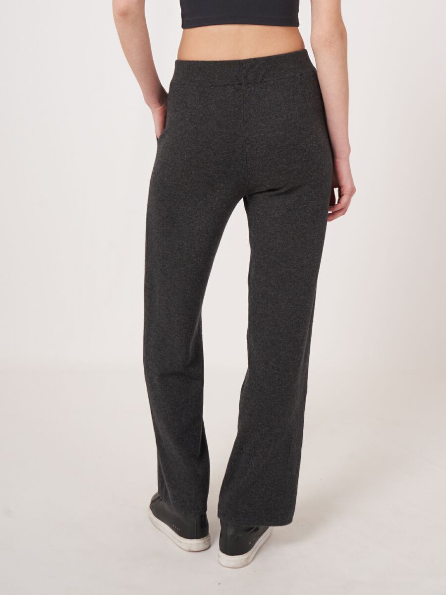 Wide Leg Knitted Pants