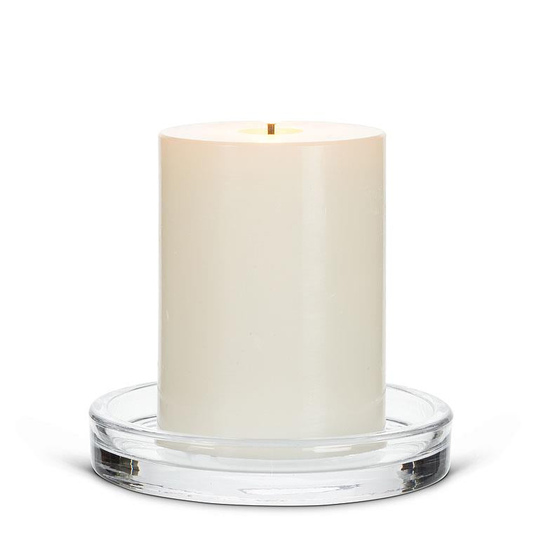 Classic Glass Candle Base