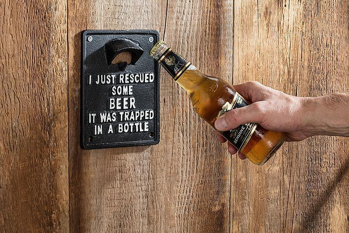 Rescued Beer Wall Opener