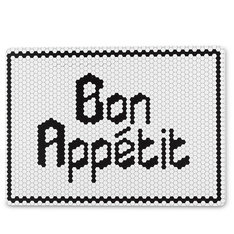 Placemat Bon Appetit Hex Tile 13x18