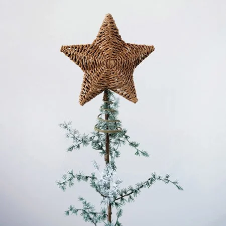 Hand-Woven Bankuan Star Tree Topper
