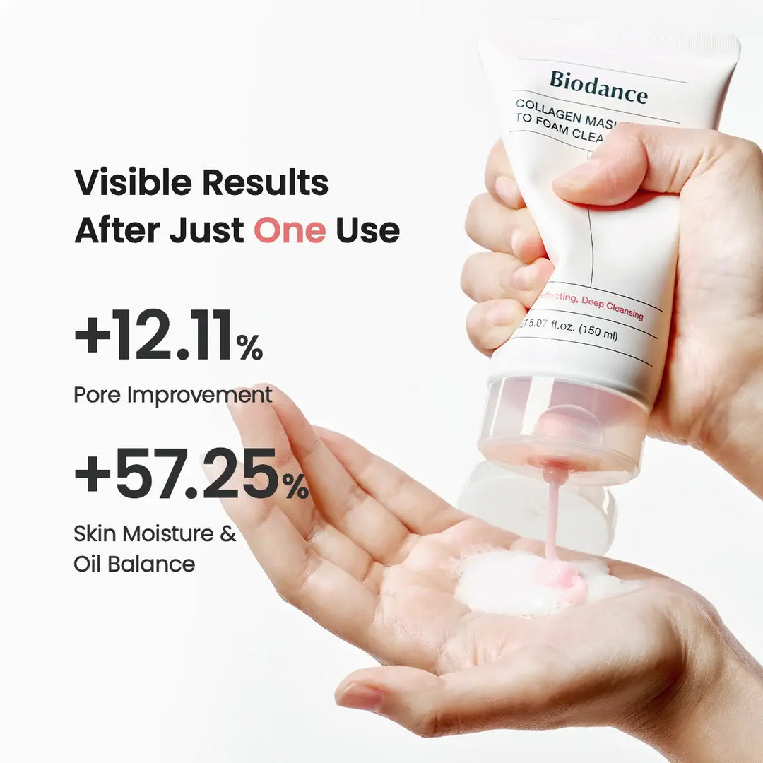 Biodance - Collagen Mask To Foam Cleanser