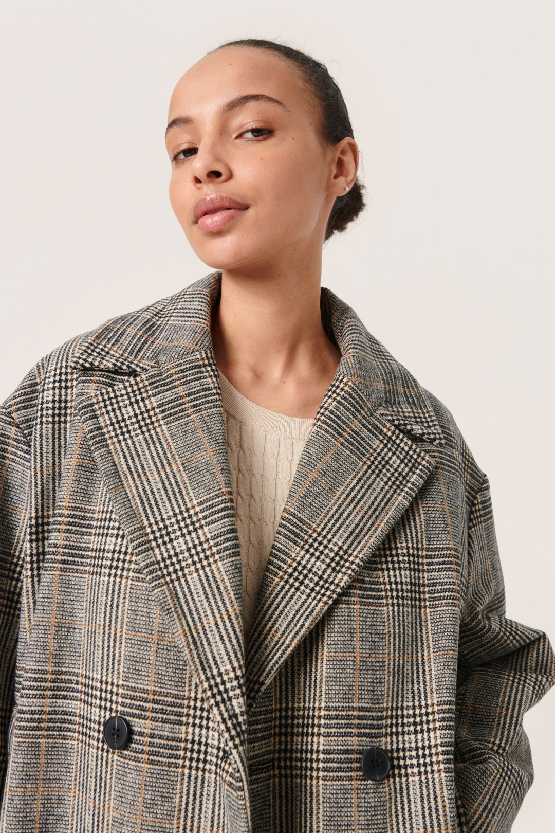 Chicka Checked Coat