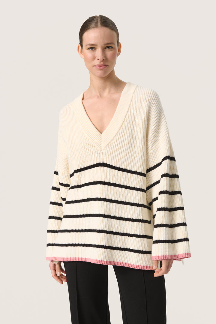 Musling V-Neck Pullover