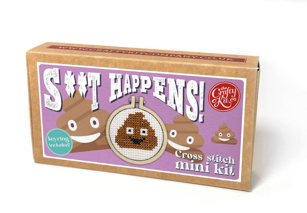 S**t Happens! Mini Cross Stitch Kit