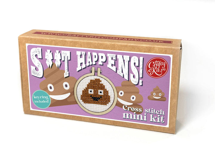 S**t Happens! Mini Cross Stitch Kit