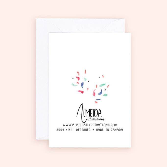 Raccoon Party Enclosure Mini Card