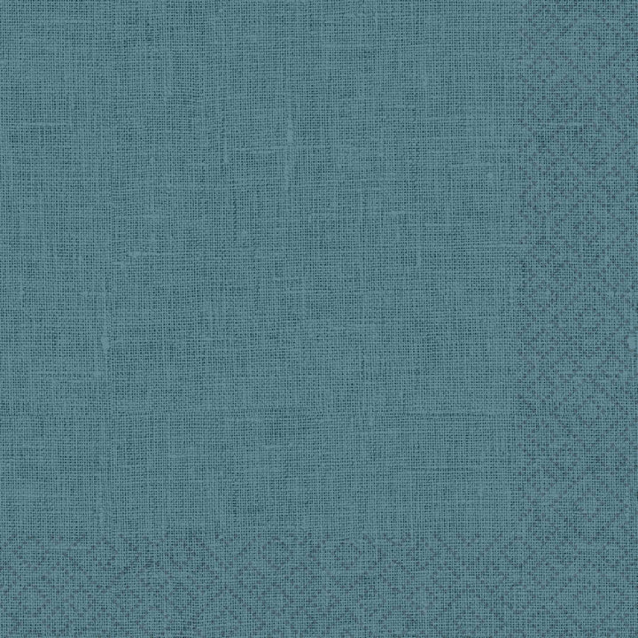 Linen Ocean Teal Cocktail Napkin
