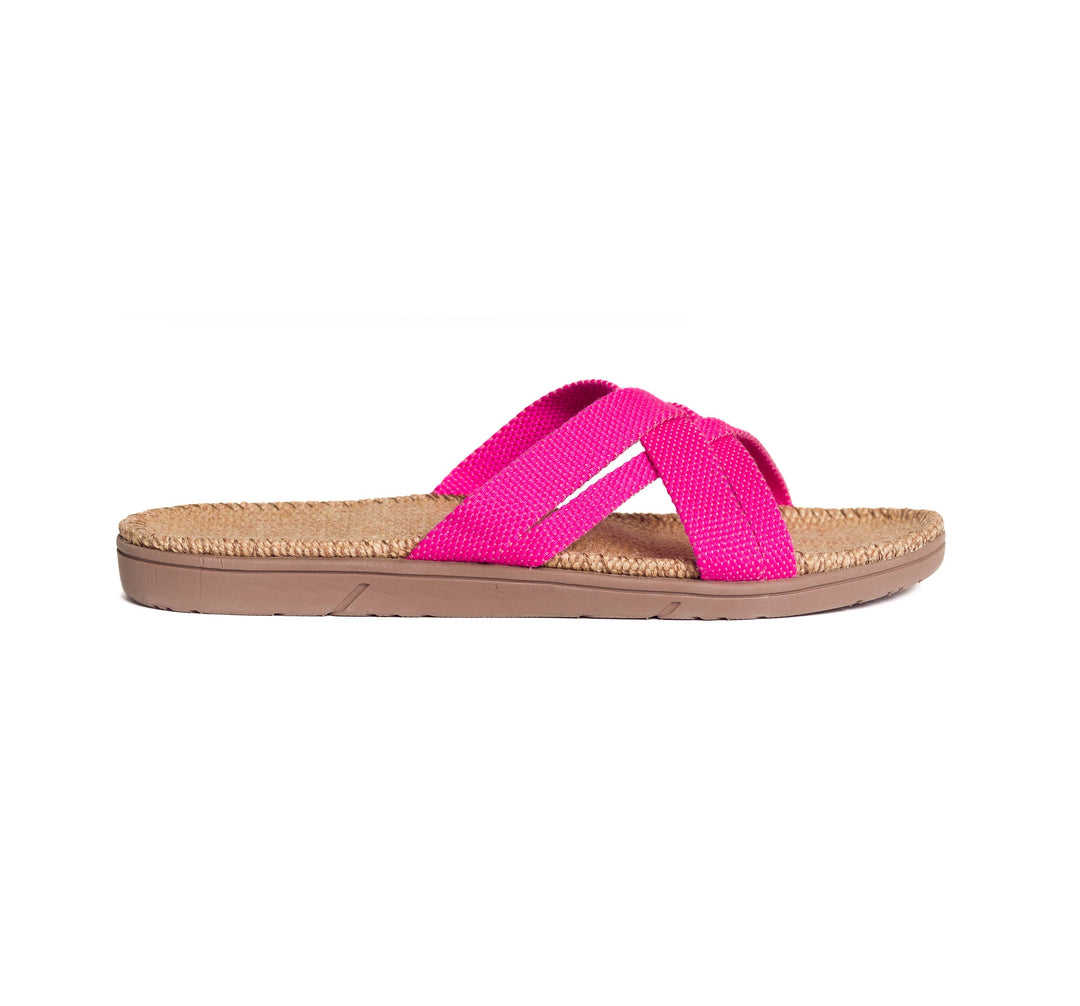 Shangies Women #1 Jute Sandal – Pink posh
