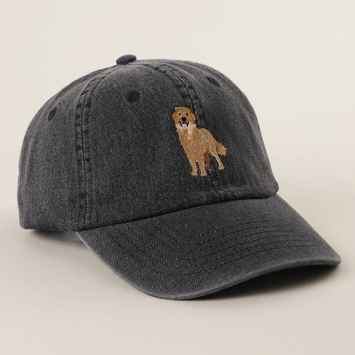 Golden Retriever Denim Cap