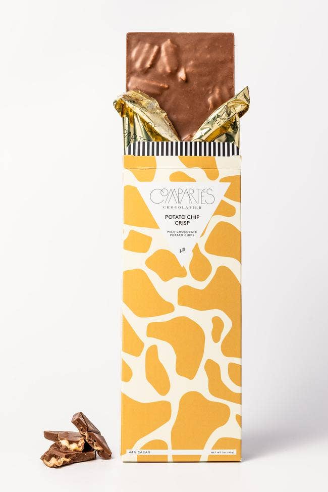 Potato Chip Crisp Milk Chocolate Bar