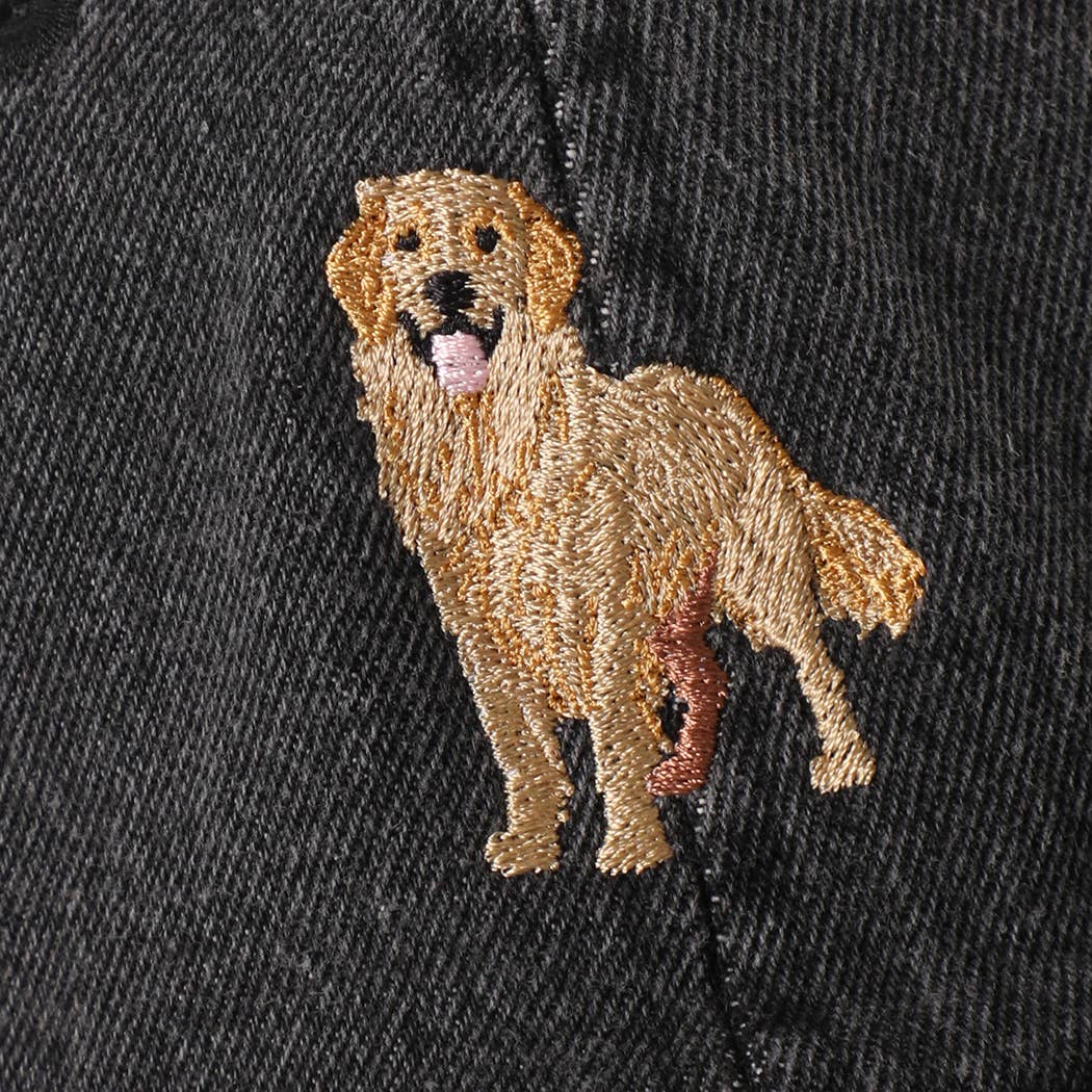 Golden Retriever Denim Cap