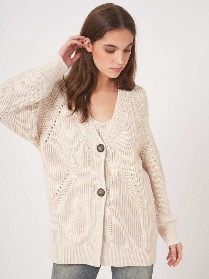 Chunky Cotton Cardigan