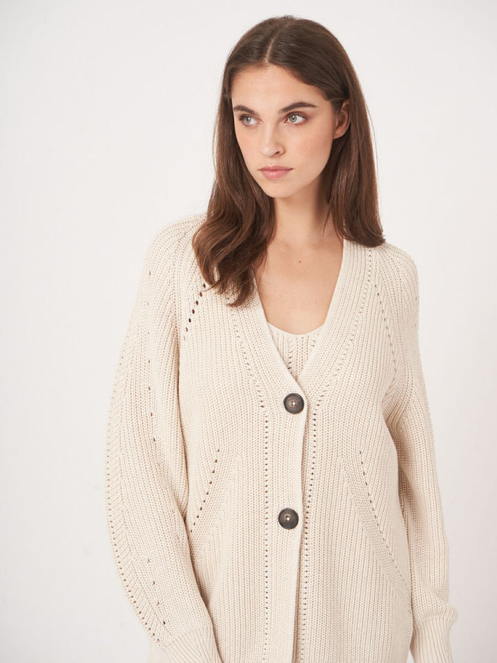 Chunky Cotton Cardigan