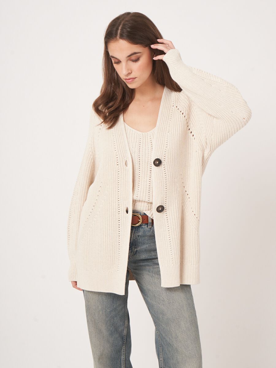 Chunky Cotton Cardigan