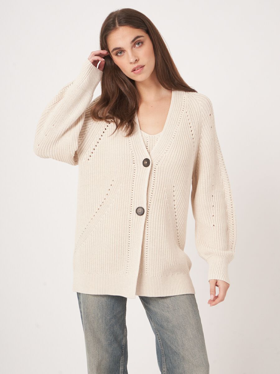 Chunky Cotton Cardigan