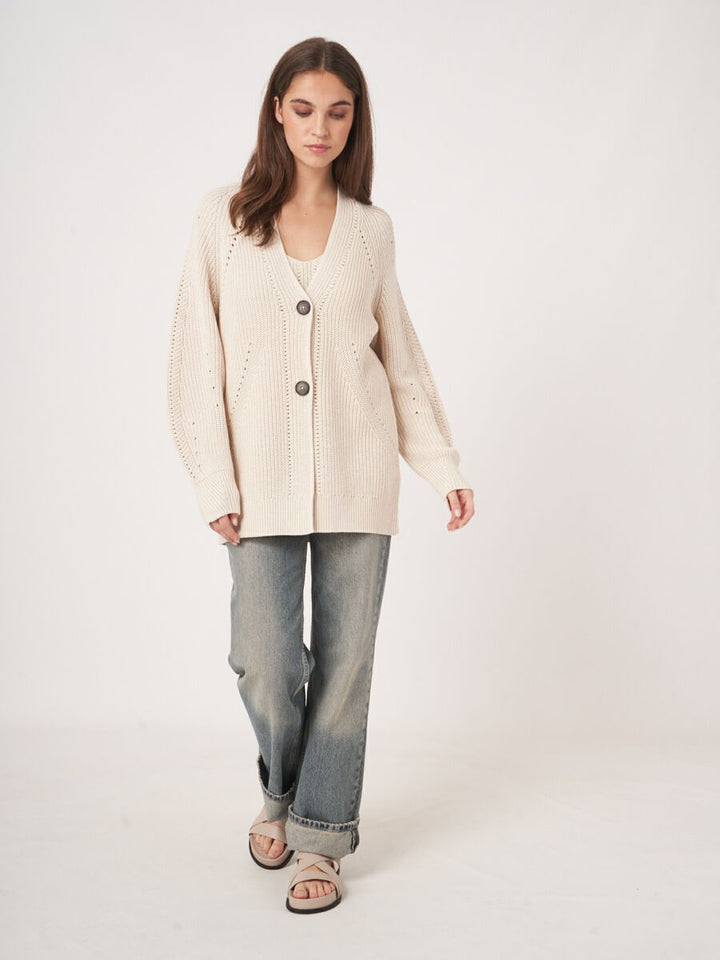 Chunky Cotton Cardigan