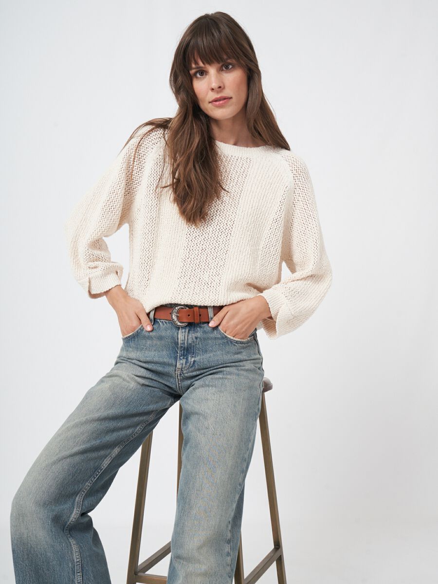 Open Knit Sweater