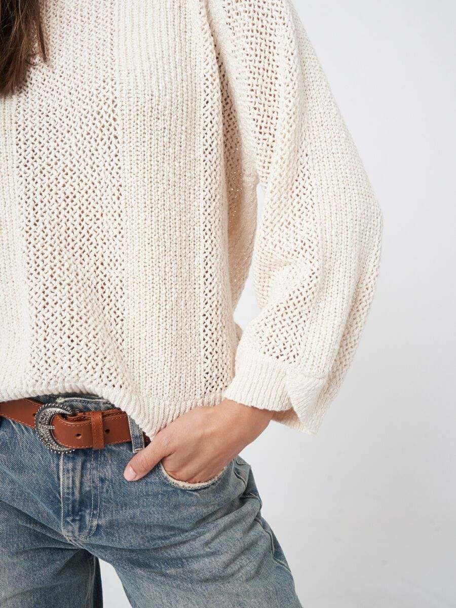 Open Knit Sweater