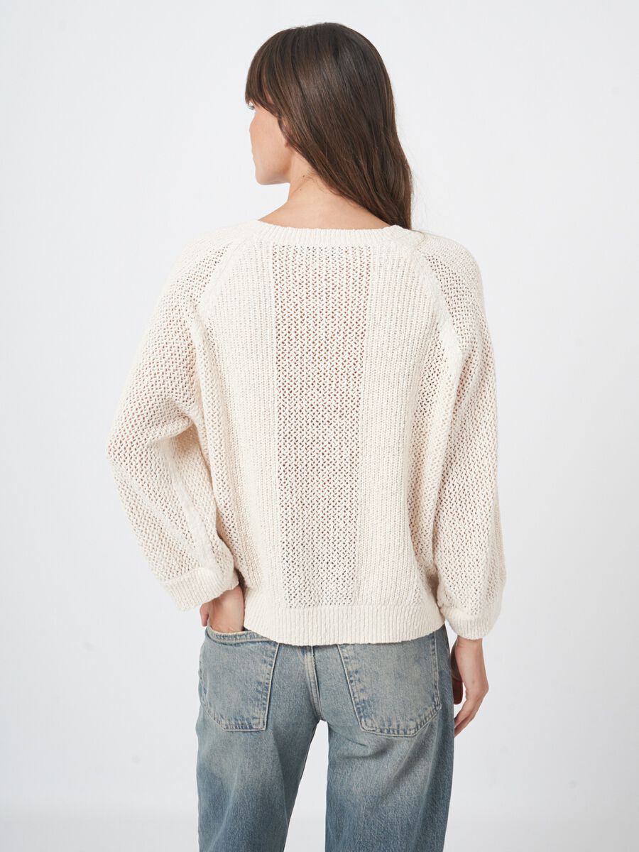 Open Knit Sweater