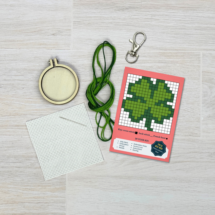 Good Luck! Mini Cross Stitch Kit