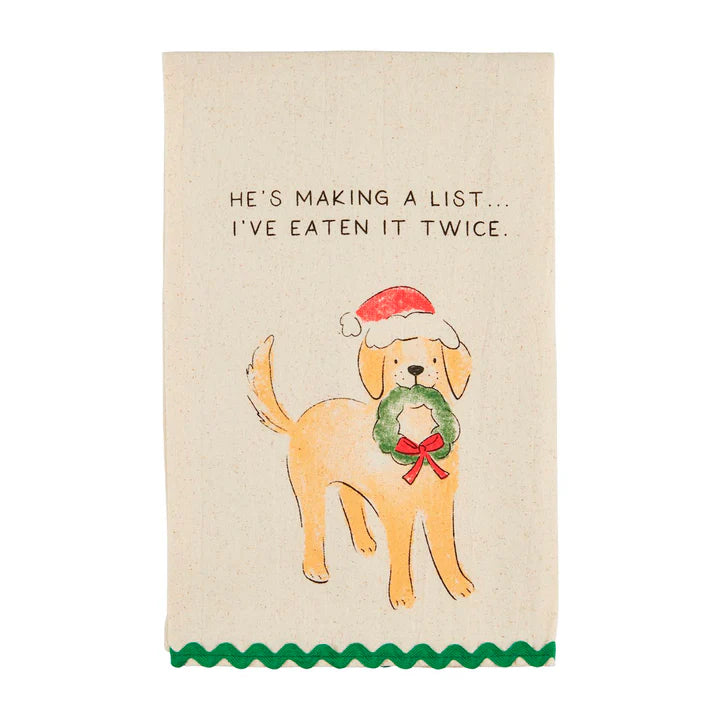 Christmas Dog Kitchen Towels