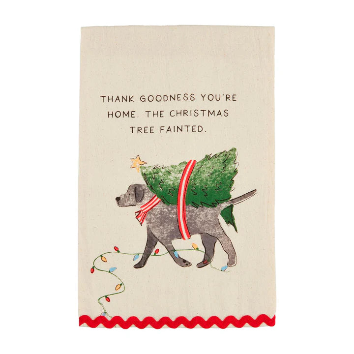 Christmas Dog Kitchen Towels