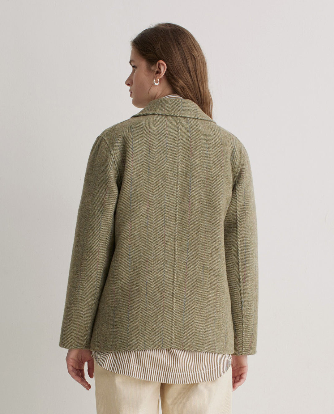 Herringbone Short Coat