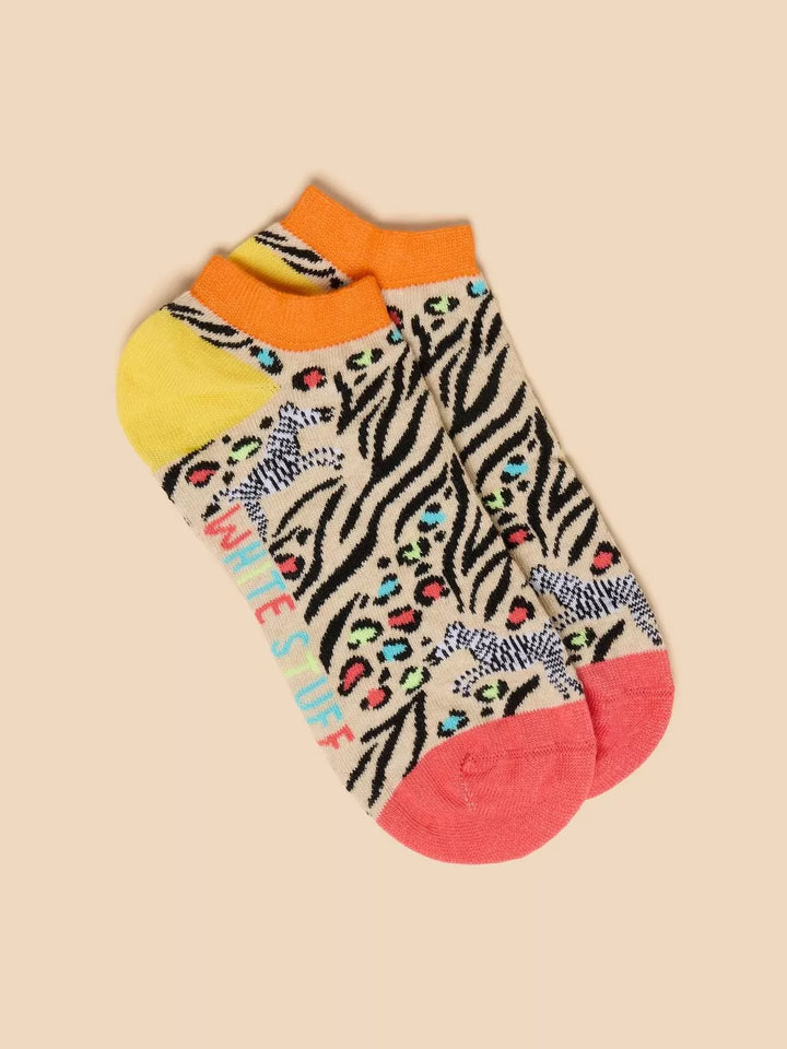 Zebra Trainer Sock