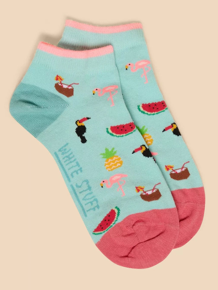Tropical Party Trainer Sock