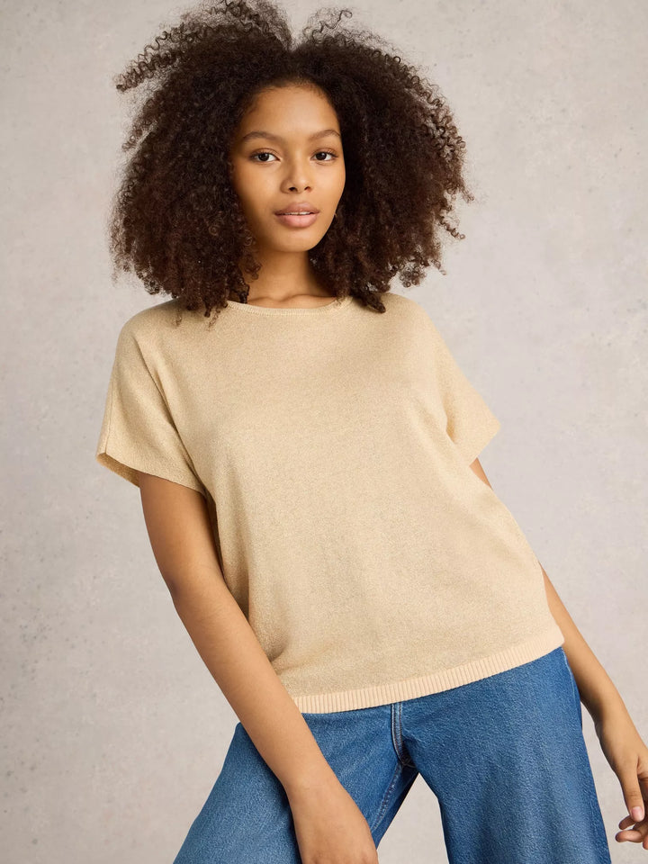 Lena Sparkle Knit Tee