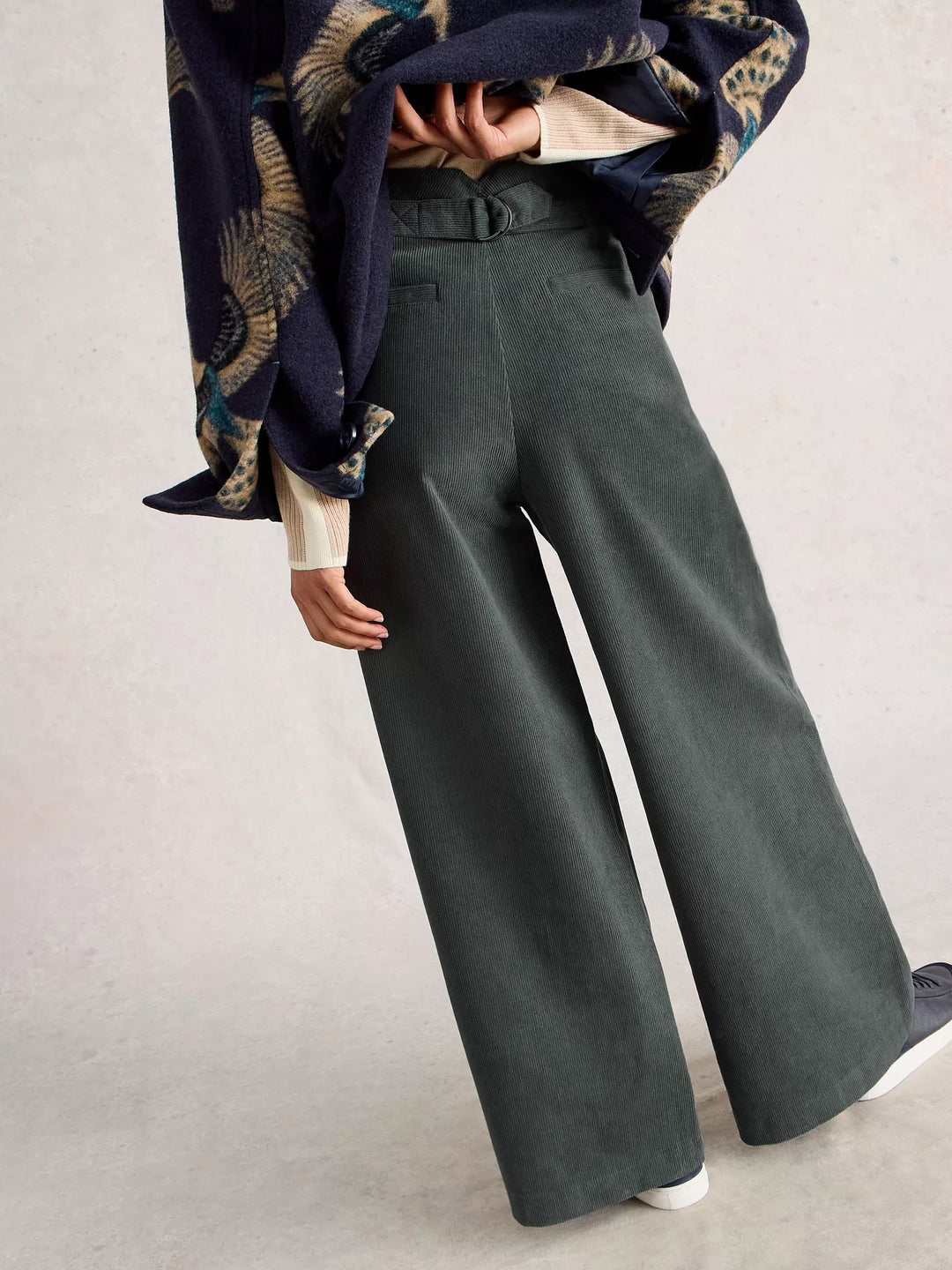 Sasha Wide Leg Cord Trousers