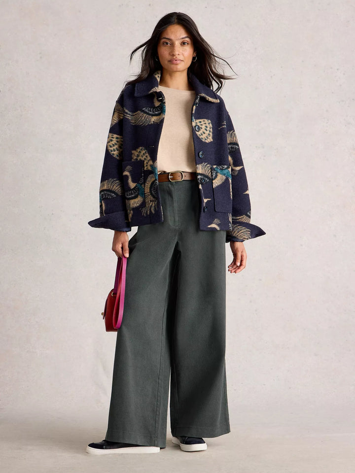 Sasha Wide Leg Cord Trousers