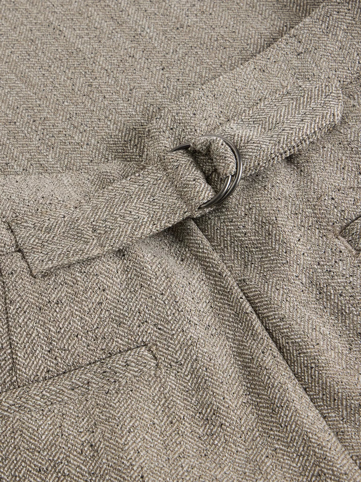 Sasha Wide Leg Tweedy Trousers