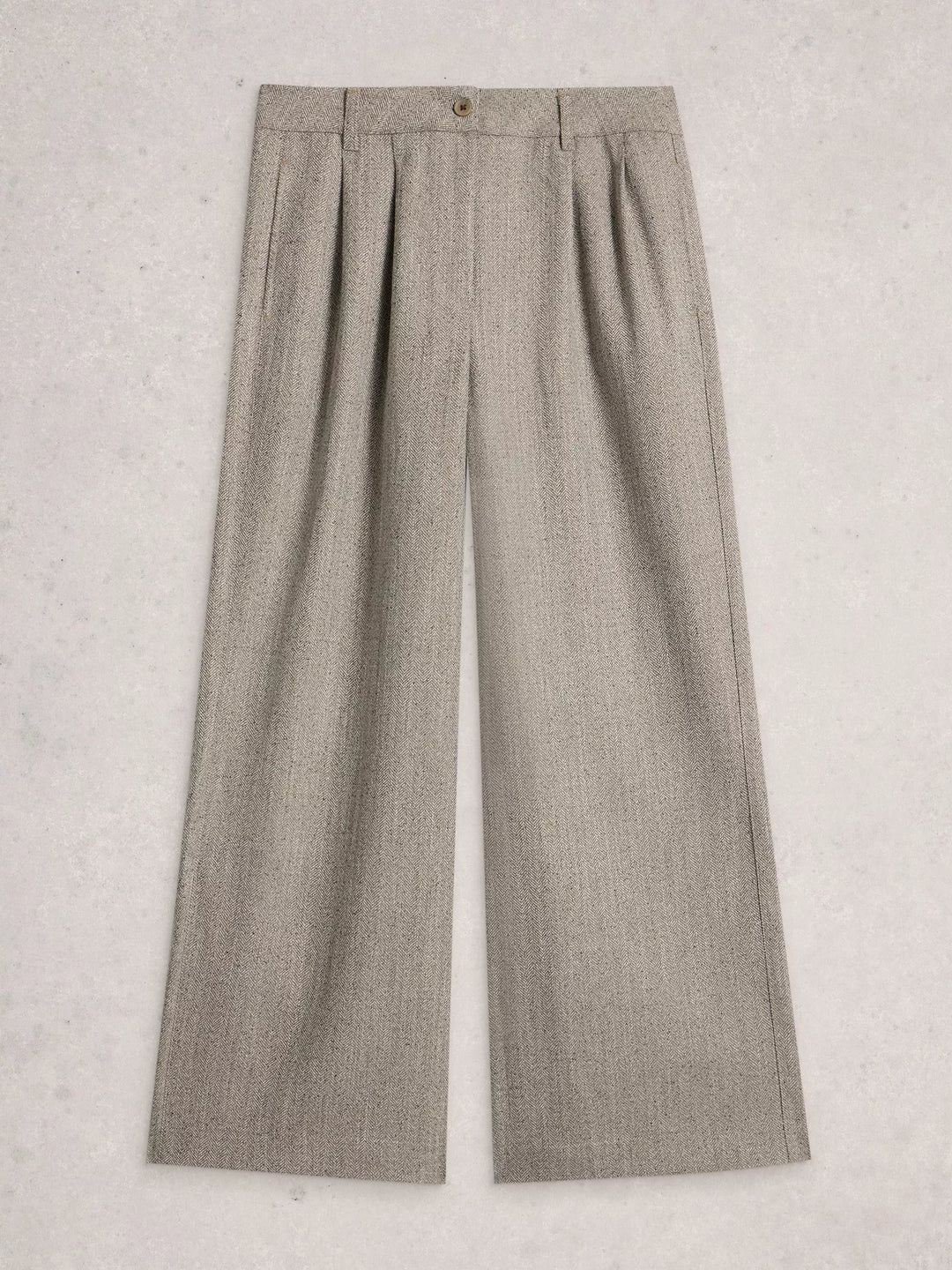 Sasha Wide Leg Tweedy Trousers