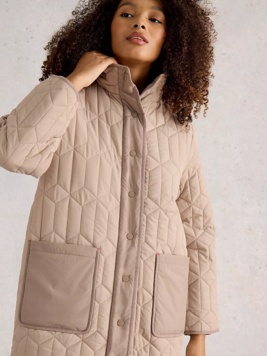 Carmel Borg Quilted Coat