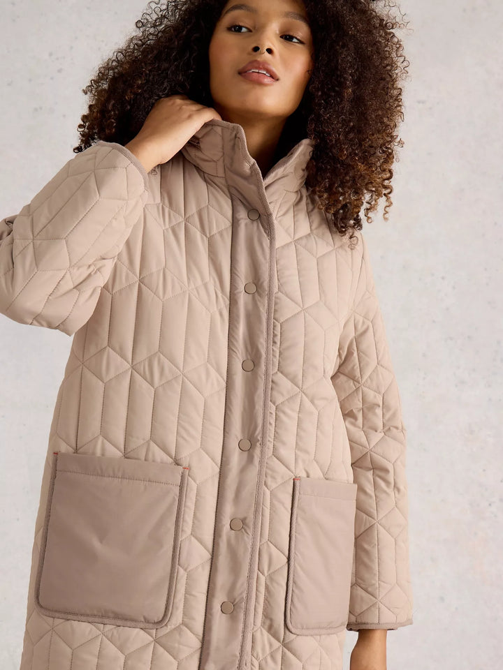 Carmel Borg Quilted Coat