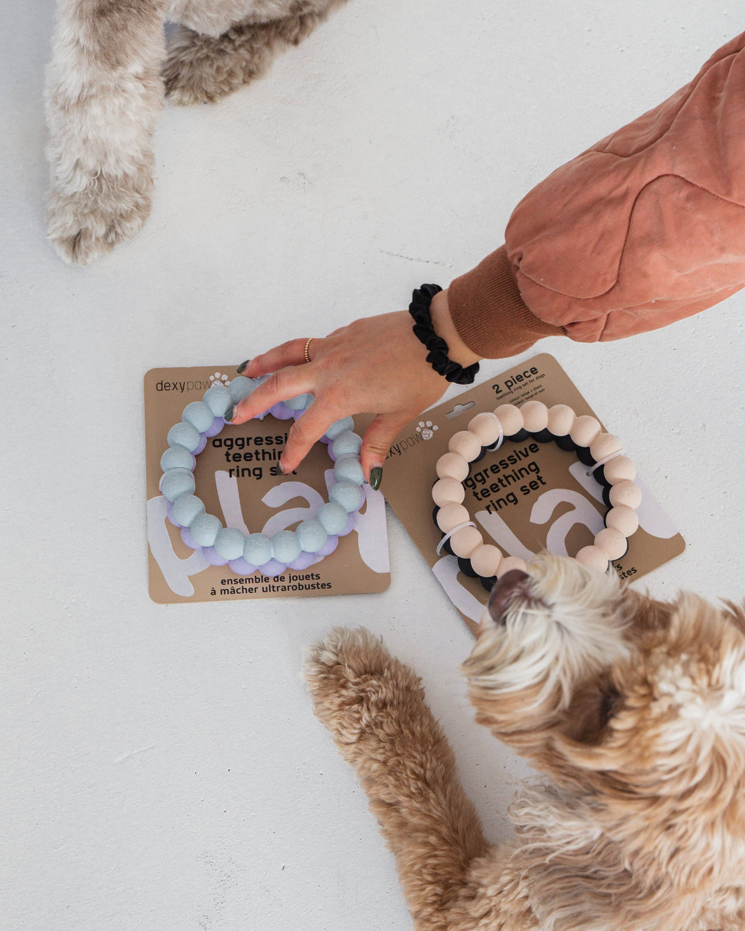 Ring Aggressive Chew Toy Set