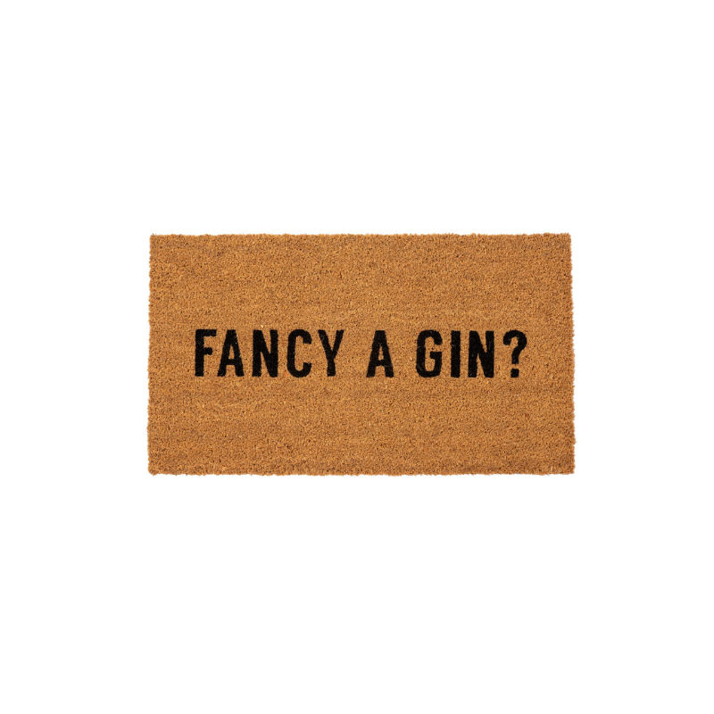 Fancy A Gin Doormat 16x28