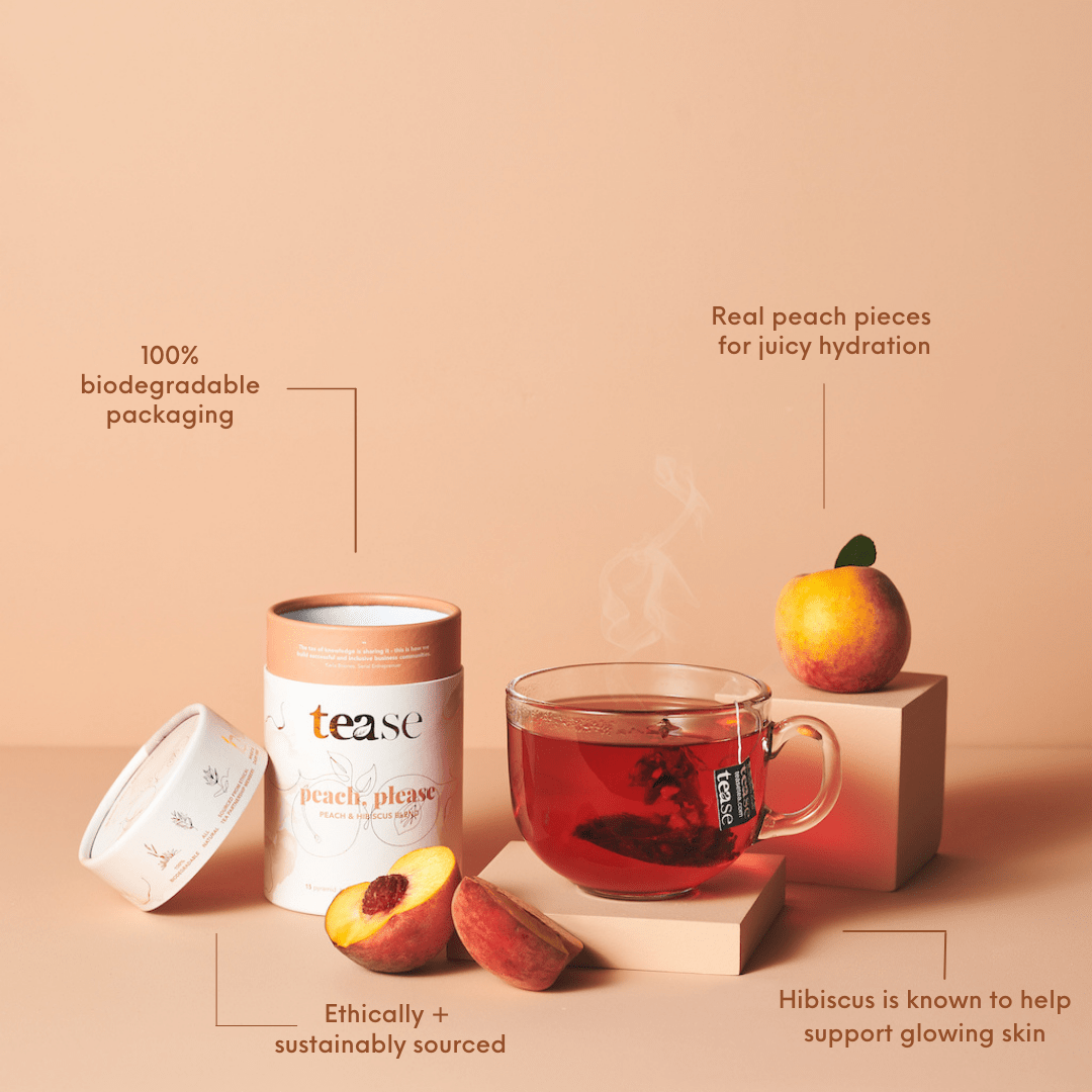 Peach Please: Hydration + Skin Support Tea Blend