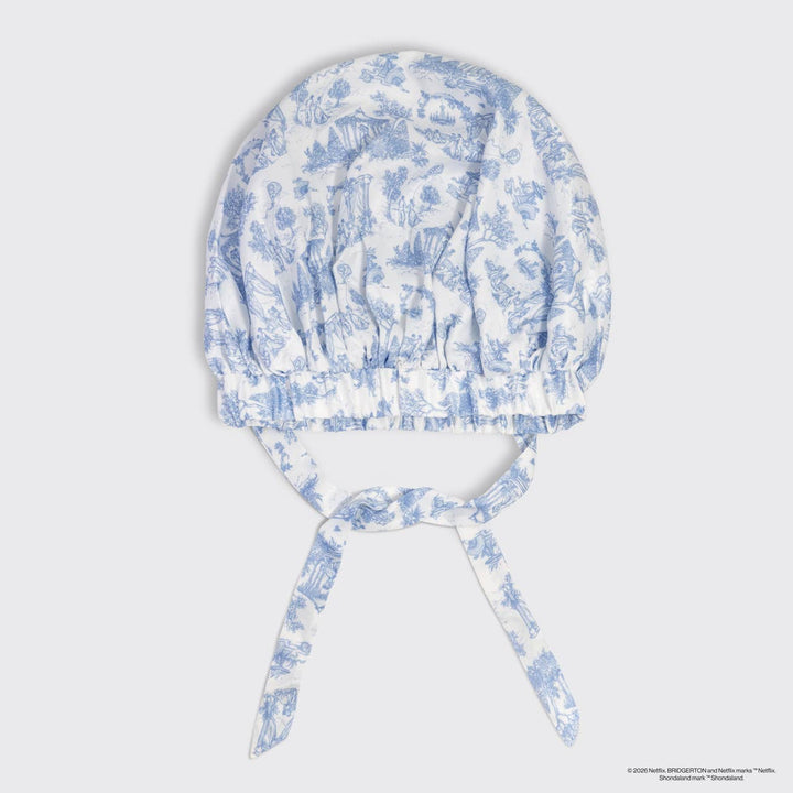 Breathable Satin Bonnet in Garden Toile