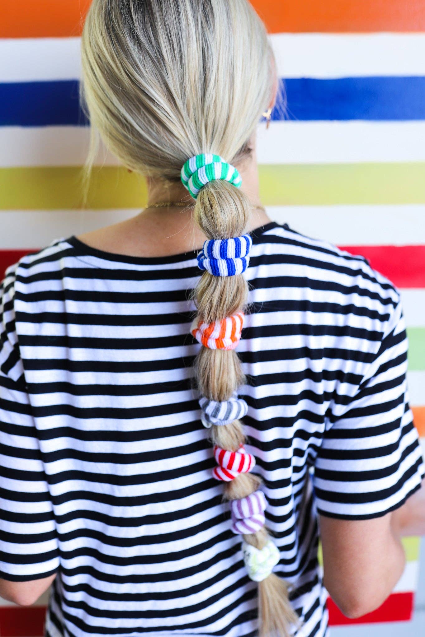 Striped Hair Ties (Pack of 3) – Ma Maison + Co.
